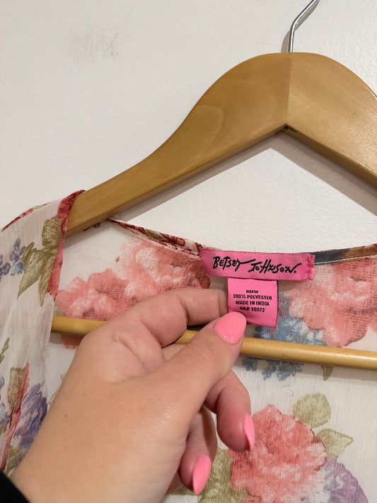 Betsey Johnson Duster Kimono