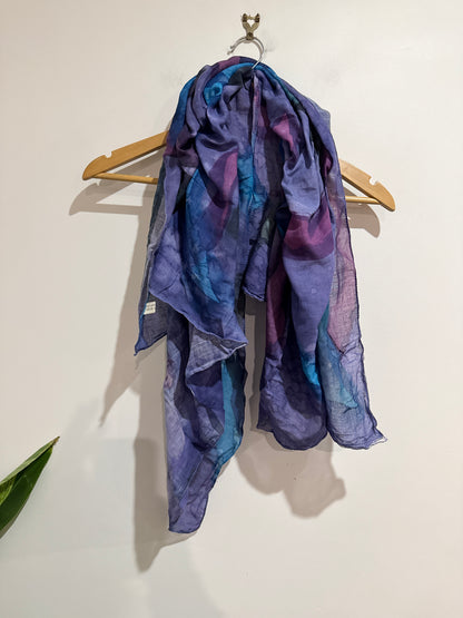 Hand-dyed Silk Scarf
