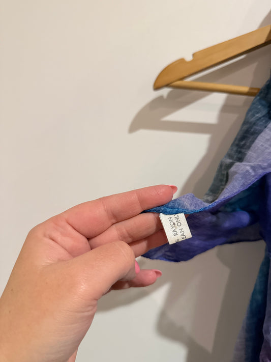 Hand-dyed Silk Scarf
