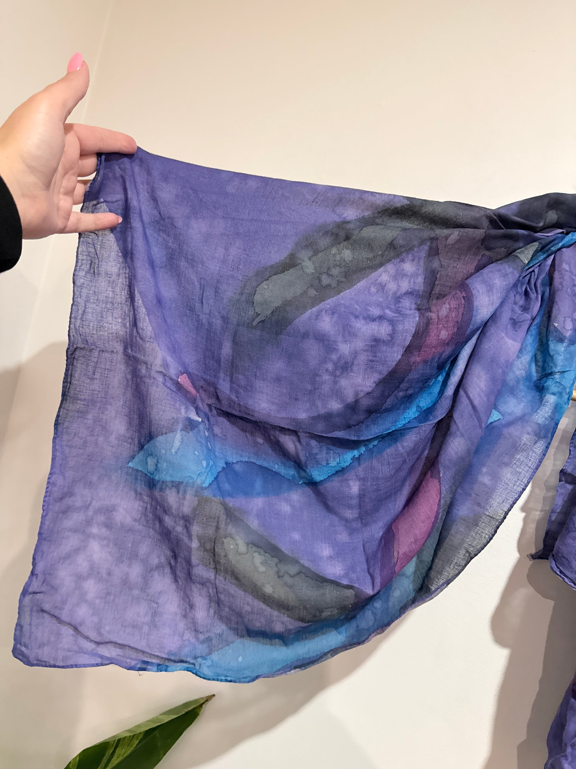 Hand-dyed Silk Scarf