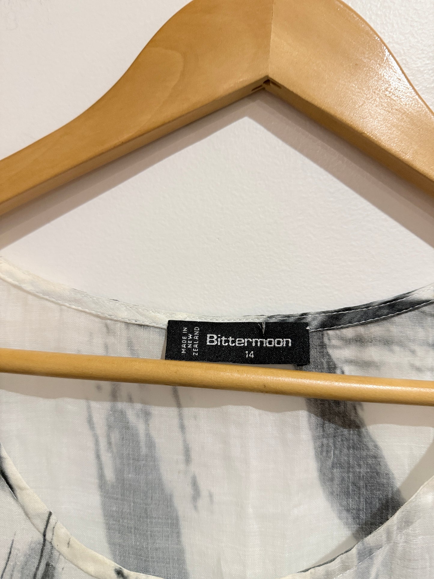 Bittermoon Oversized Tunic Dress Size 14
