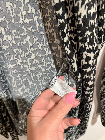 Who's Henri? Open-front Cardigan Blazer Size L