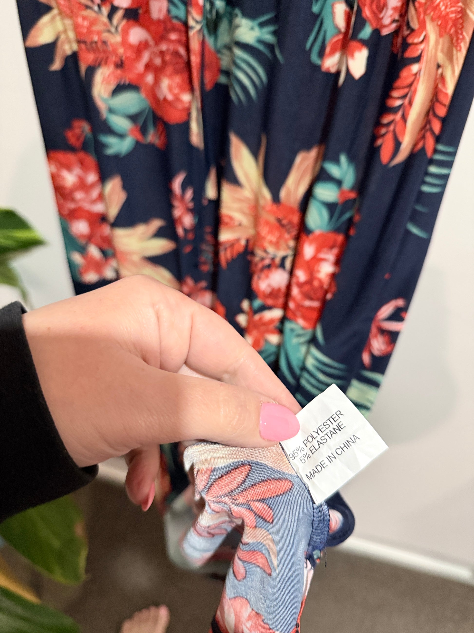 Exhibit A Floral Midi Dress Size L