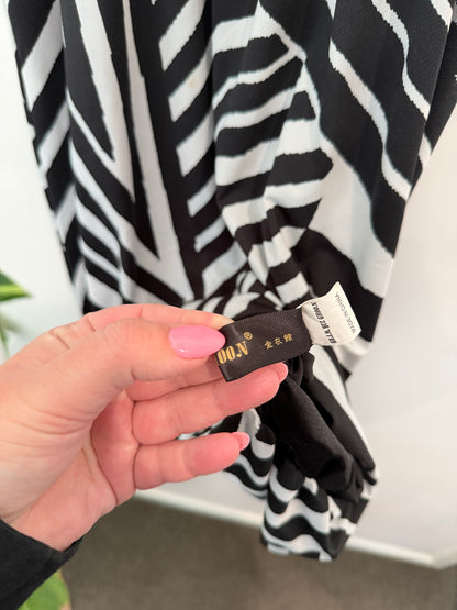 Gham Yee Ghoon Zebra Print Dress