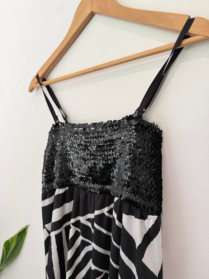 Gham Yee Ghoon Zebra Print Dress