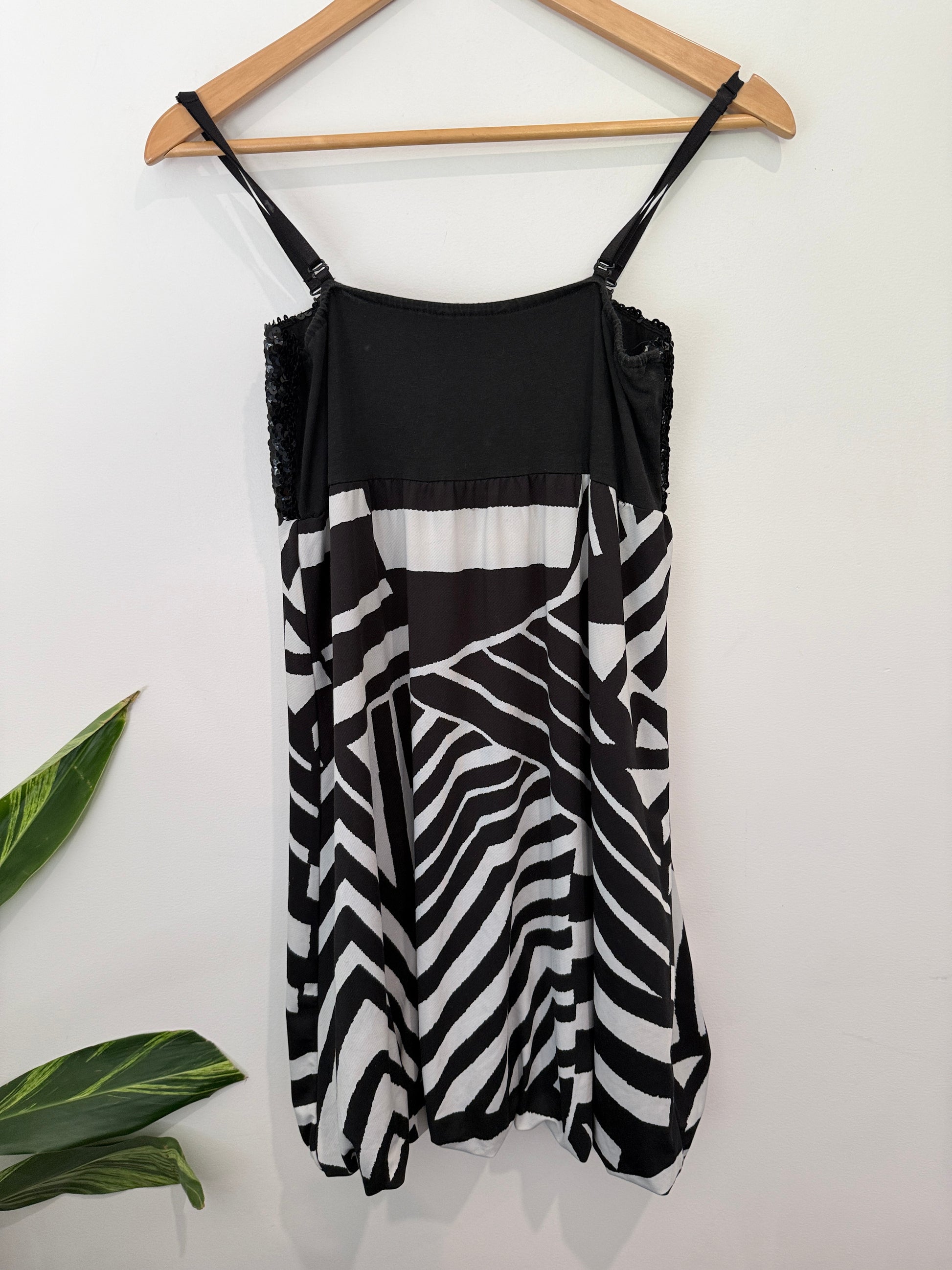 Gham Yee Ghoon Zebra Print Dress