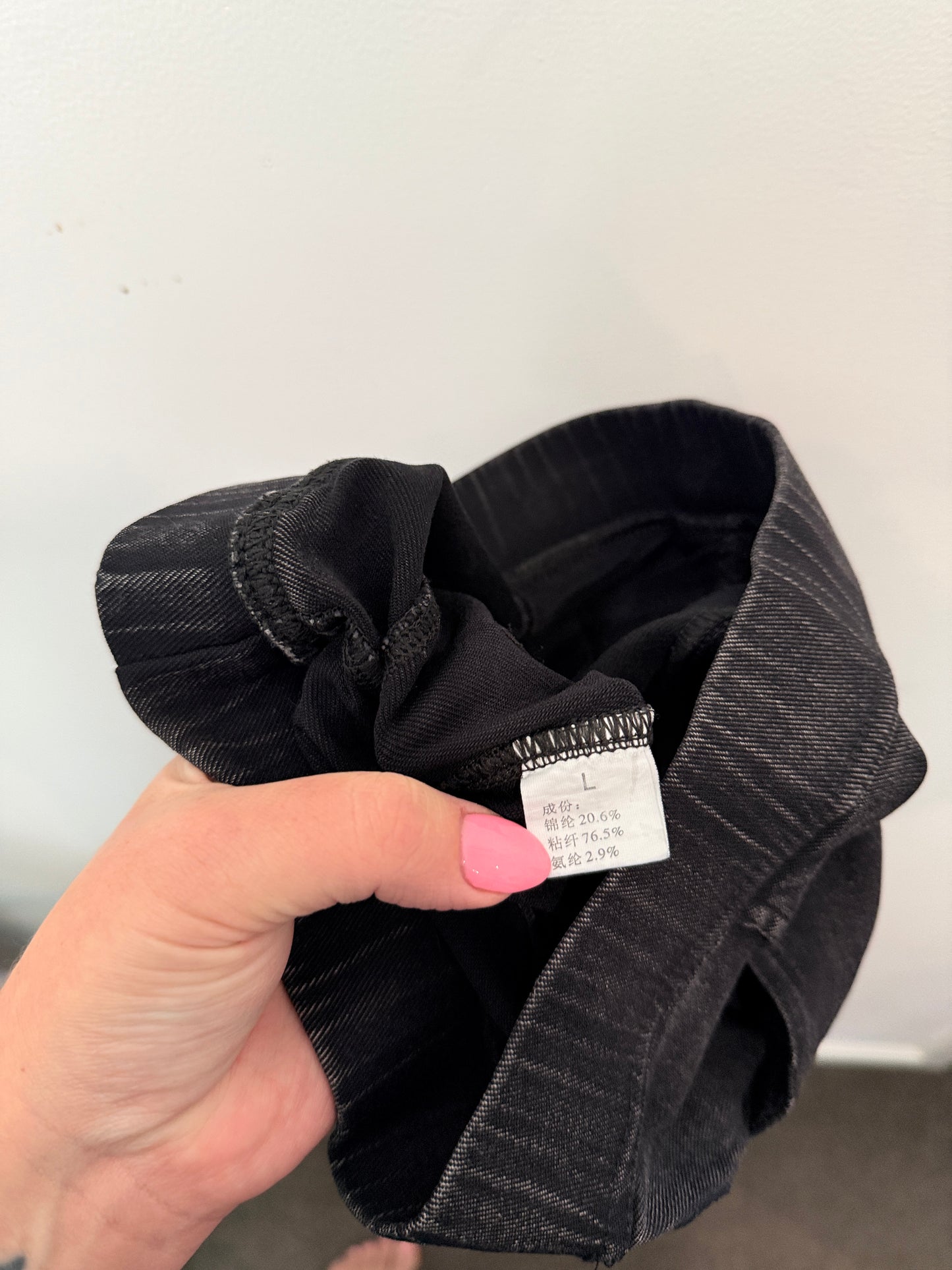 Brand Unknown Denim Leggings Size L | Waist 66cm