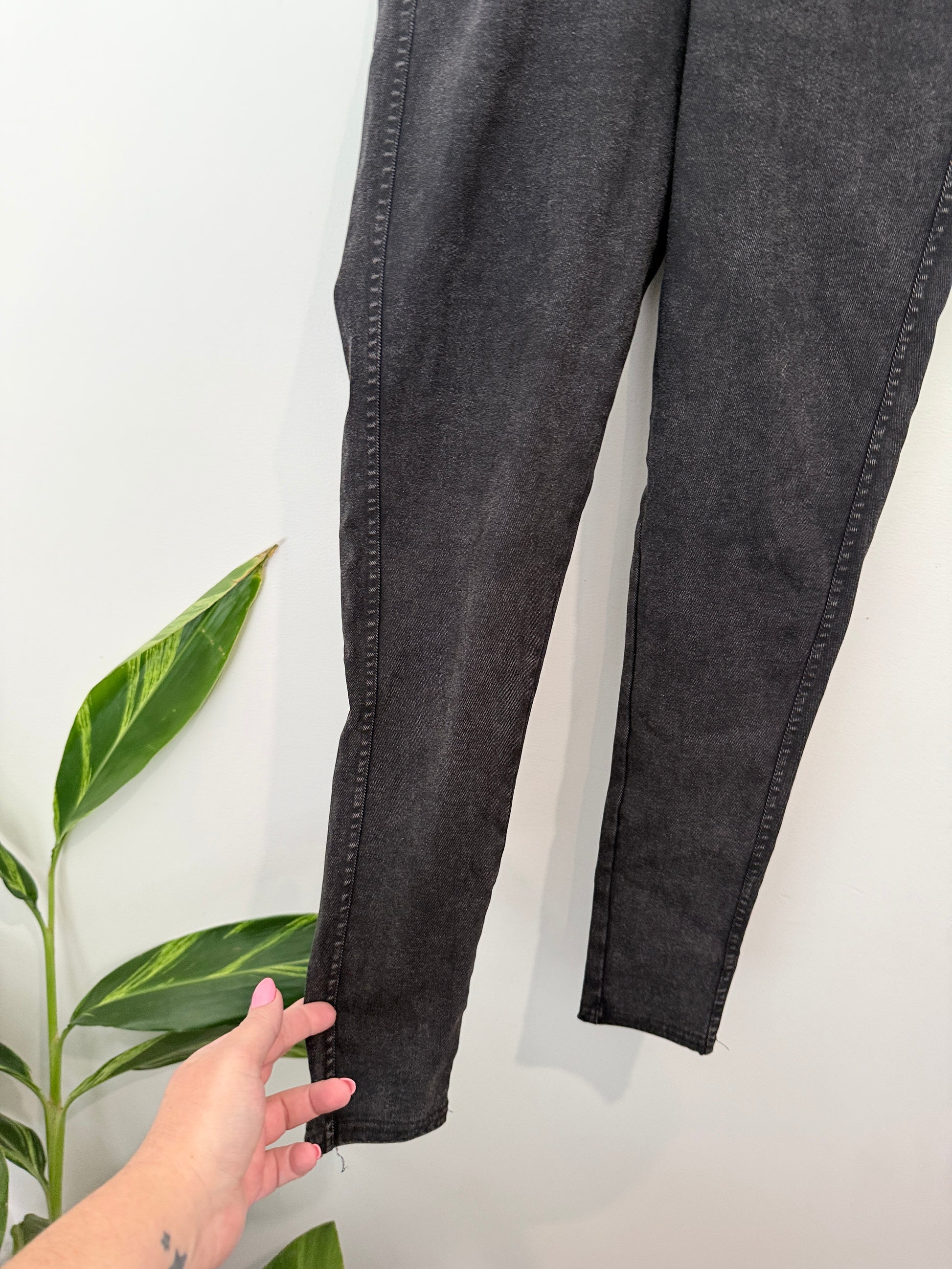 Brand Unknown Denim Leggings Size L | Waist 66cm