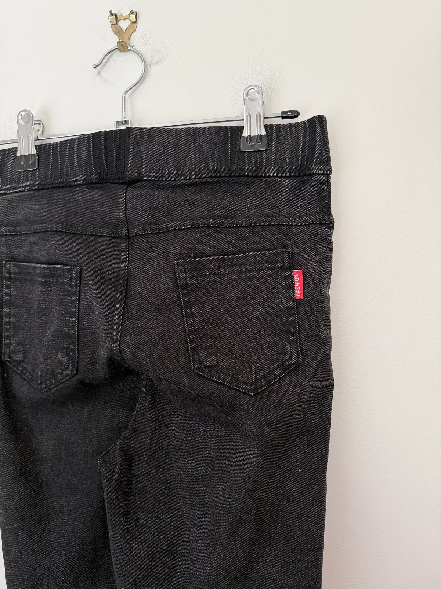 Brand Unknown Denim Leggings Size L | Waist 66cm