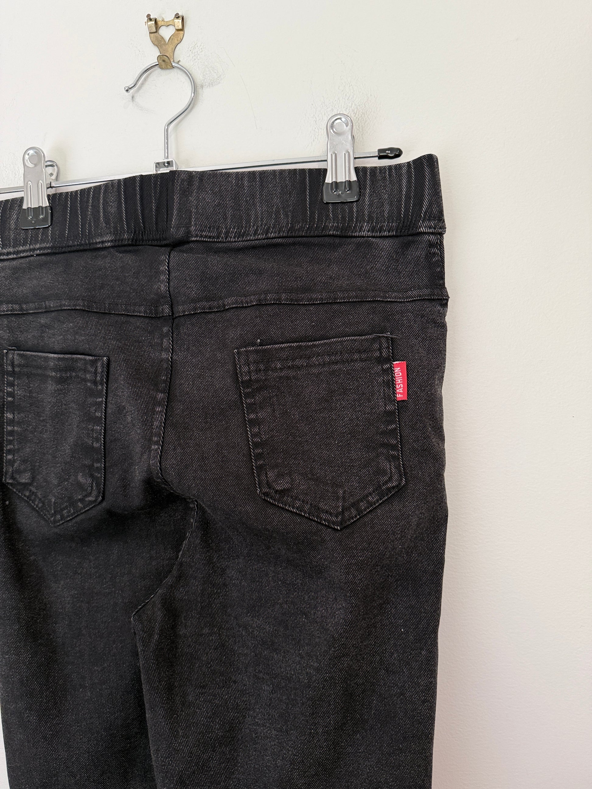 Brand Unknown Denim Leggings Size L | Waist 66cm