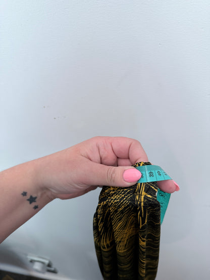 XXL | Waist 78cm High-waisted Patterned Trousers