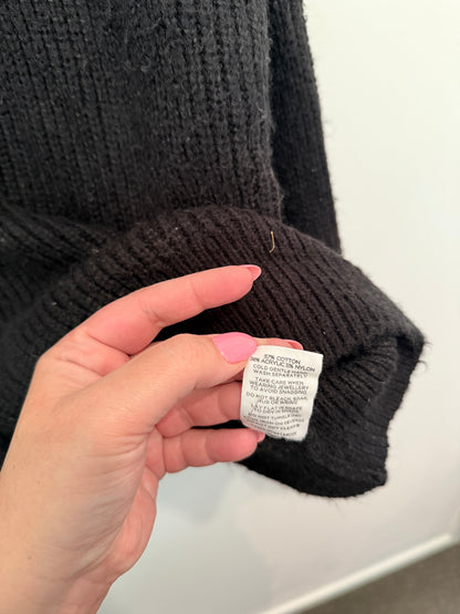 Glassons Rib-knit Half-zip Sweater Size L