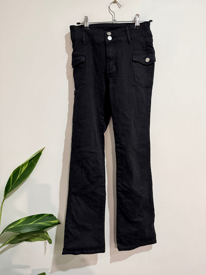 Brand Unknown Flared Cargo Jeans Size S | Waist 66cm