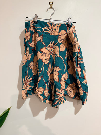 Country Road Floral Shorts Size 14 | Waist 92cm