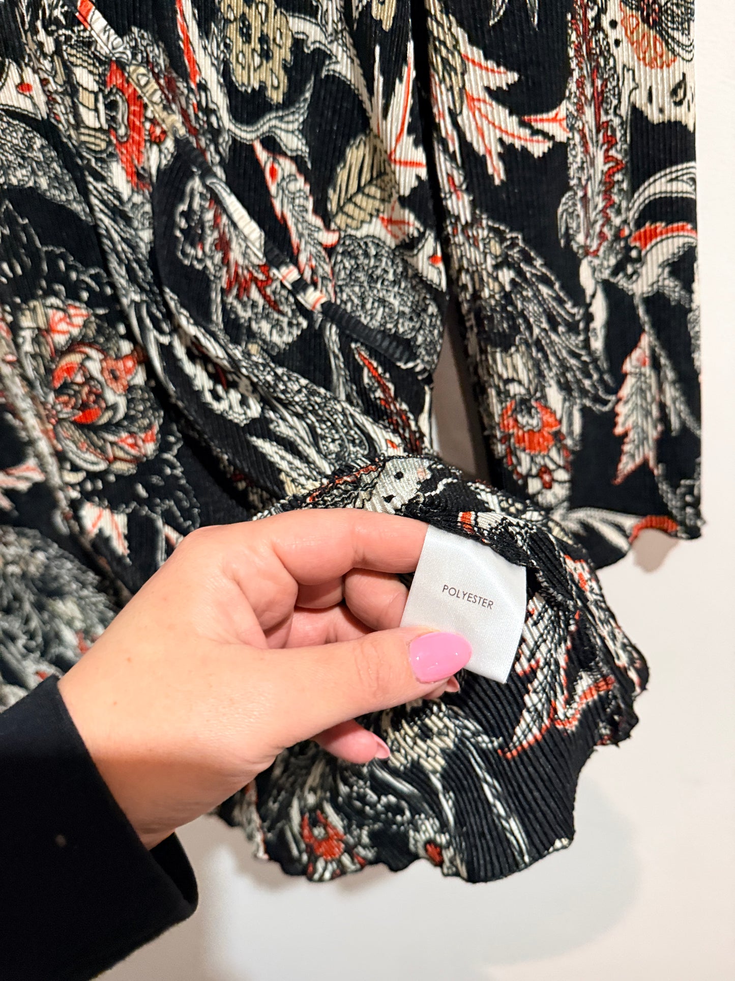 Miller Floral Print Tunic Shirt Size 14