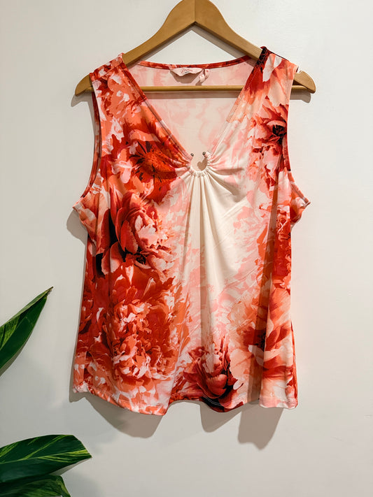 Millers Floral Print Top Size 16