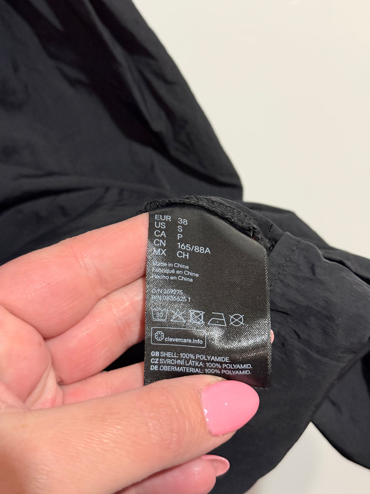 H & M Puff Sleeves Mini Dress Size 38