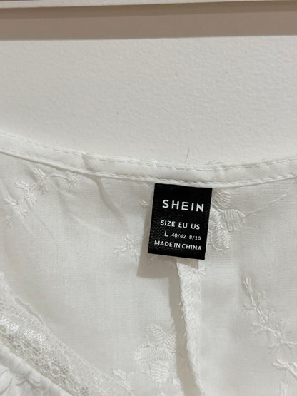 Shein Tie-front Crop Top Size L