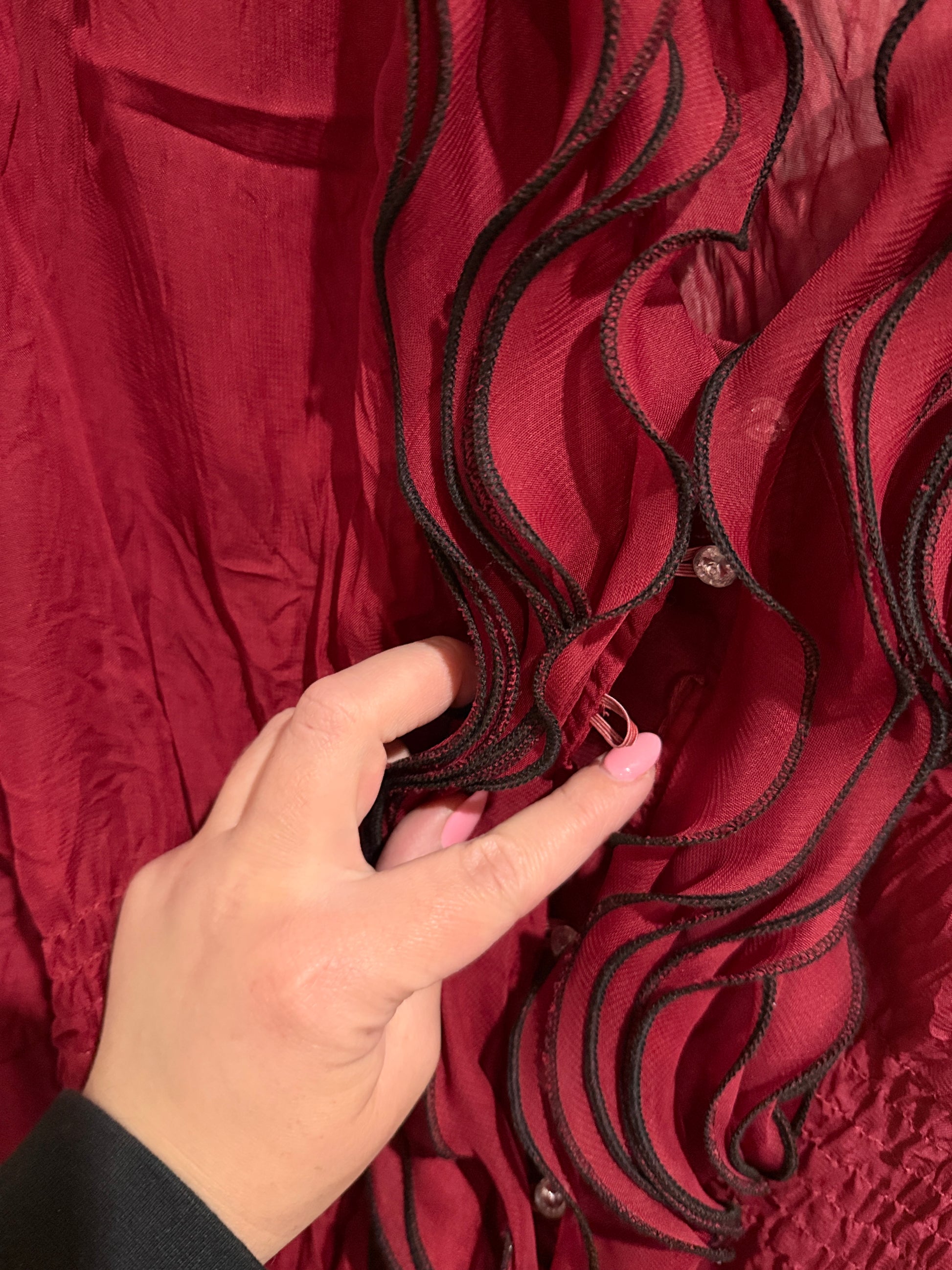 Izabel Ruffled Top Size 14