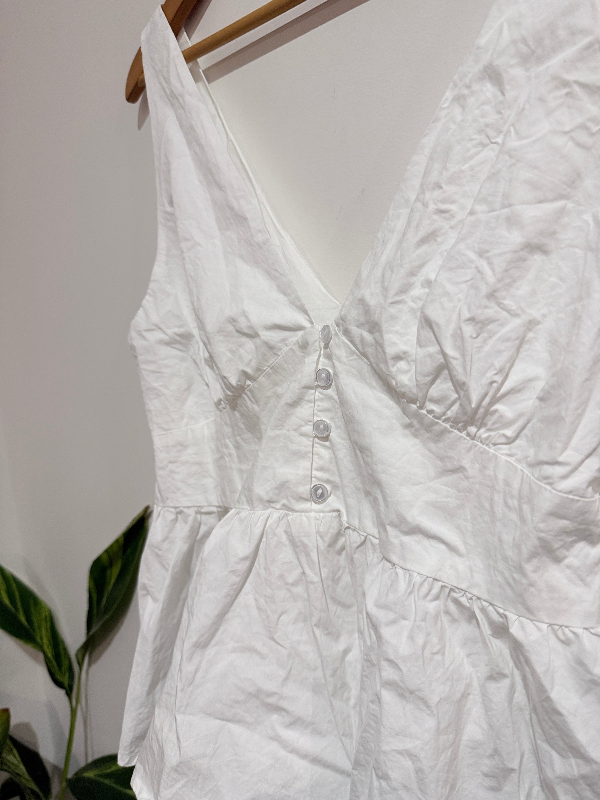 Glassons Peplum Camisole Top Size 12