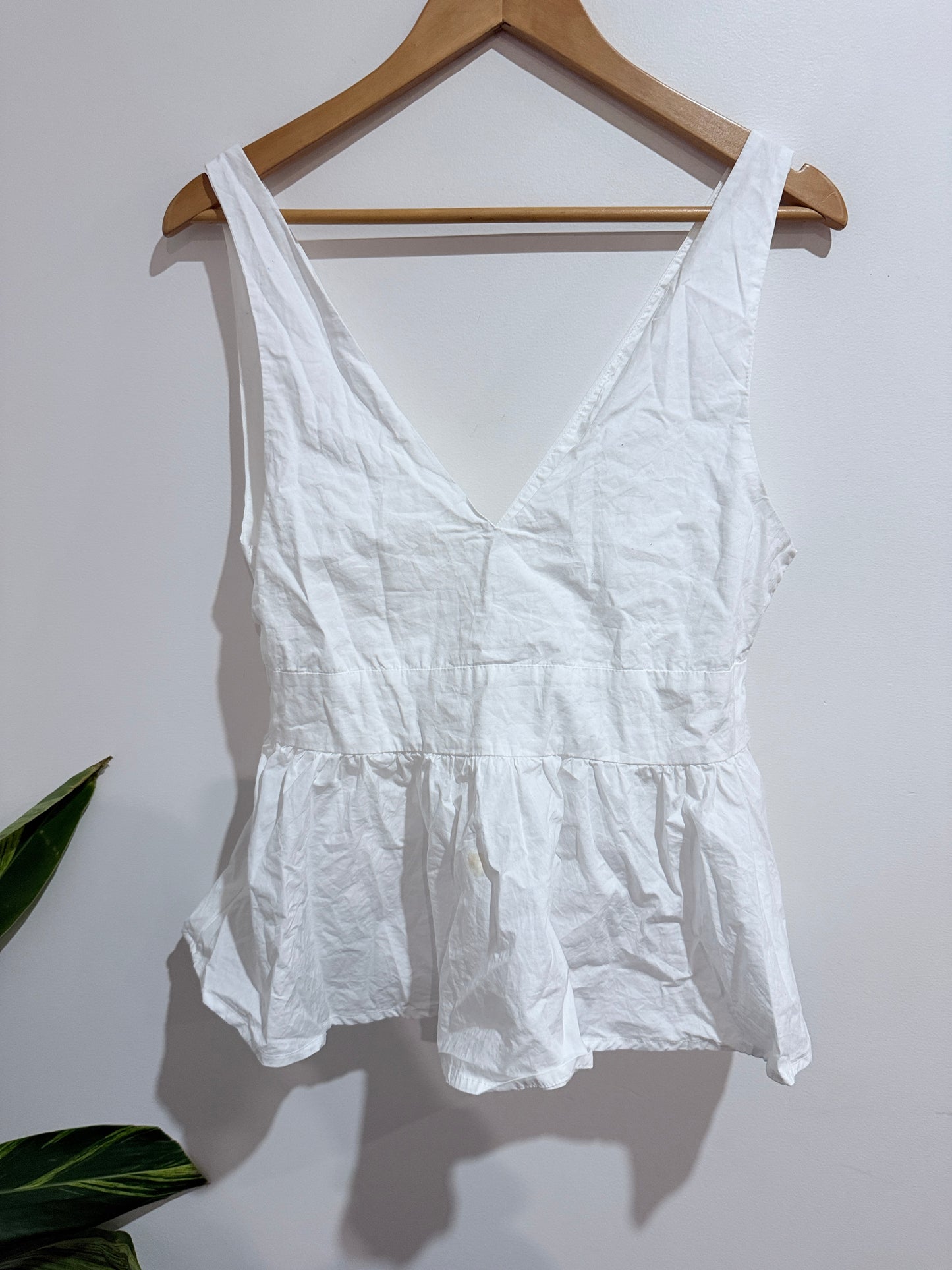 Glassons Peplum Camisole Top Size 12