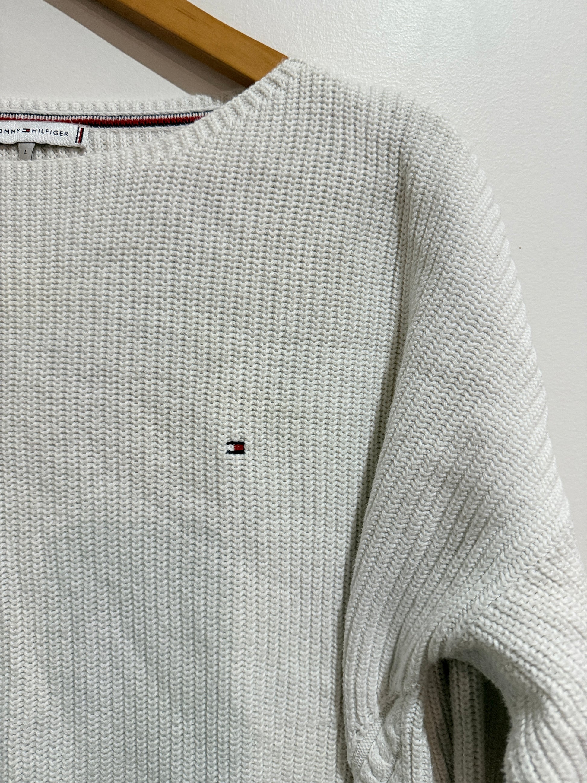 Tommy Hilfiger Ribbed Knit Sweater Size L