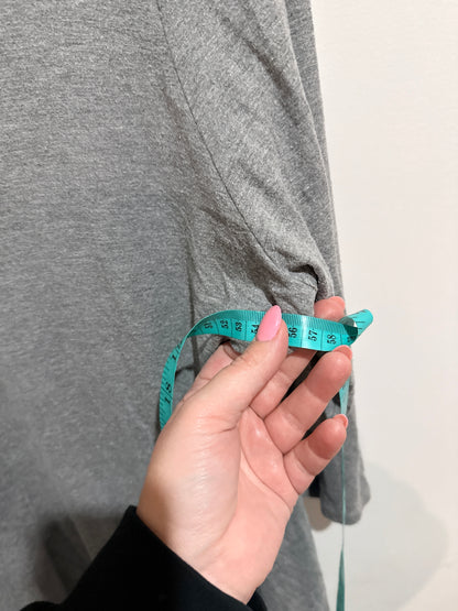 Brand Unknown Open-front Draped Cardigan Size U/Arm to U/Arm 57cm