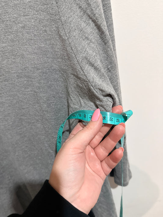 Brand Unknown Open-front Draped Cardigan Size U/Arm to U/Arm 57cm