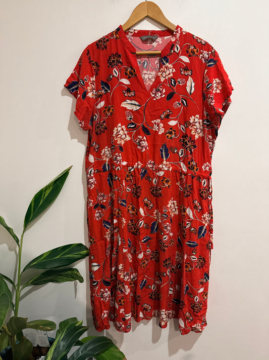 Brad: Jacqui.e Floral Print Dress Size 18