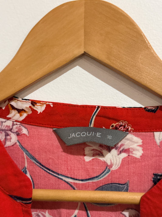 Brad: Jacqui.e Floral Print Dress Size 18