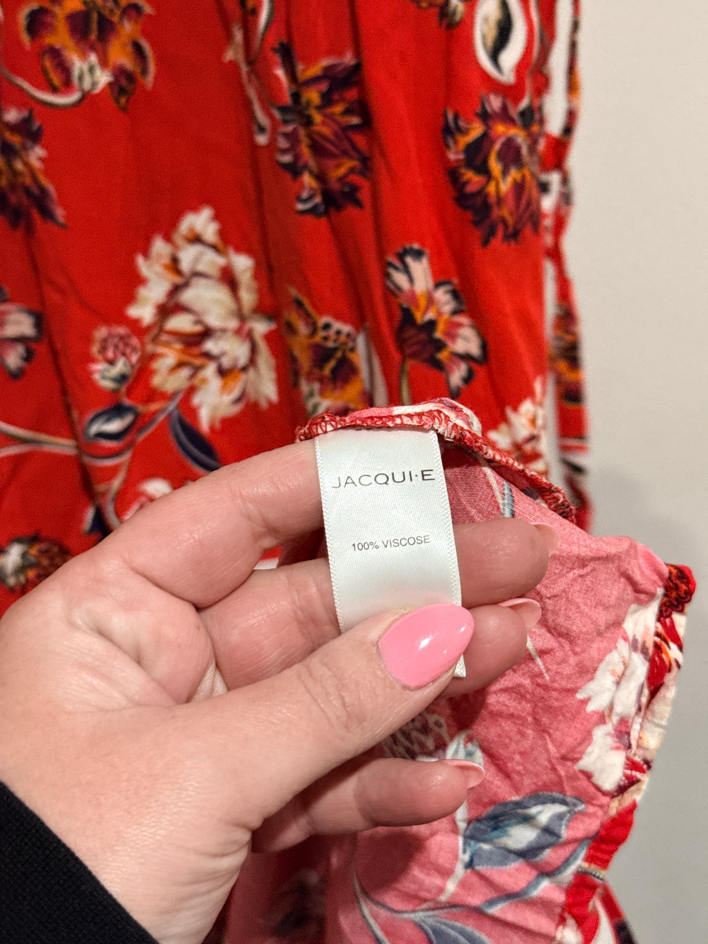 Brad: Jacqui.e Floral Print Dress Size 18
