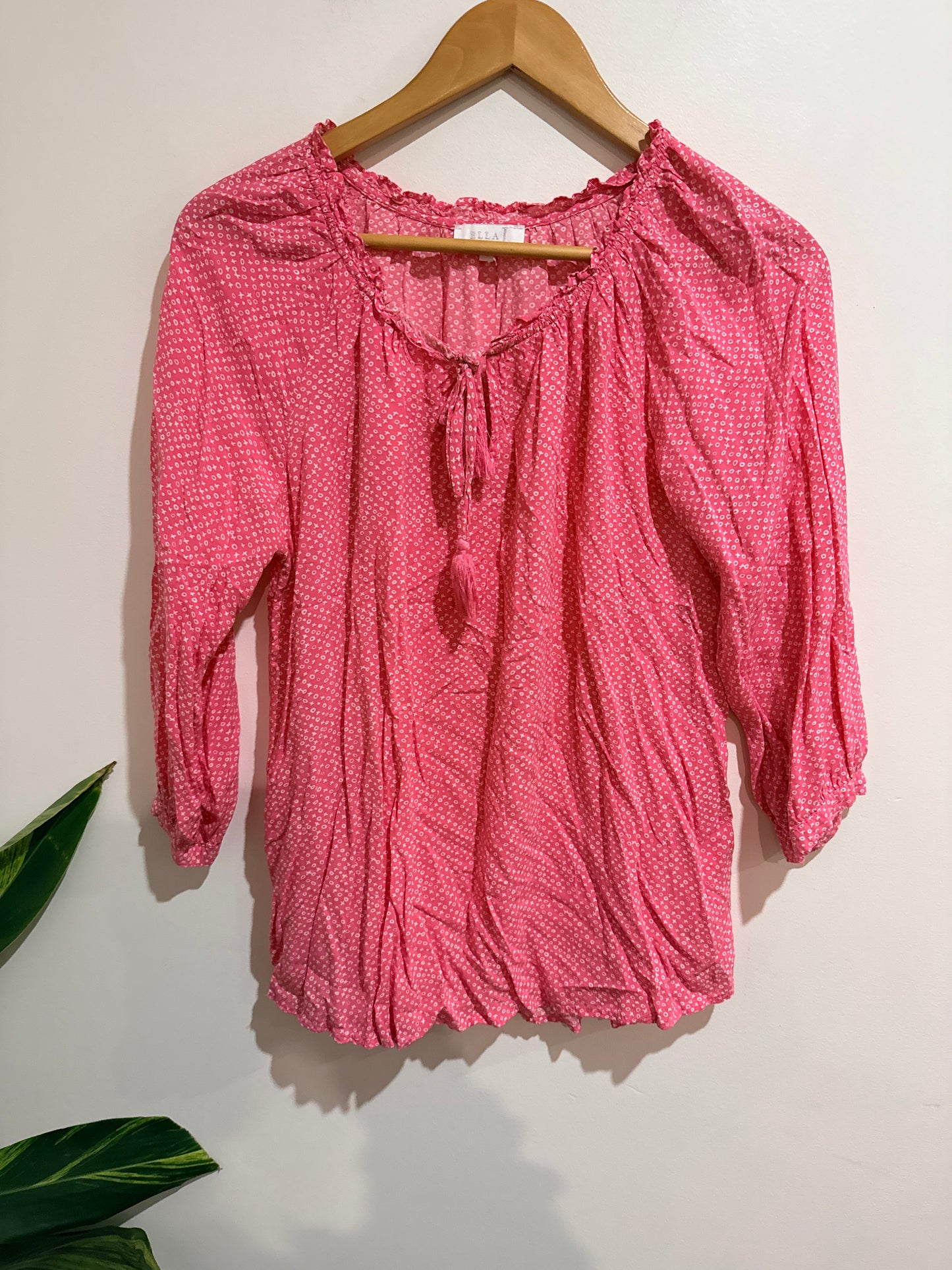 Ella J 3/4 Sleeve Shirt Size 12