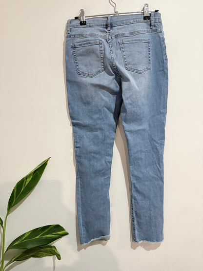 The Children's Rose Embroidered Ankle Jeans Size 14 | Waist 70cm