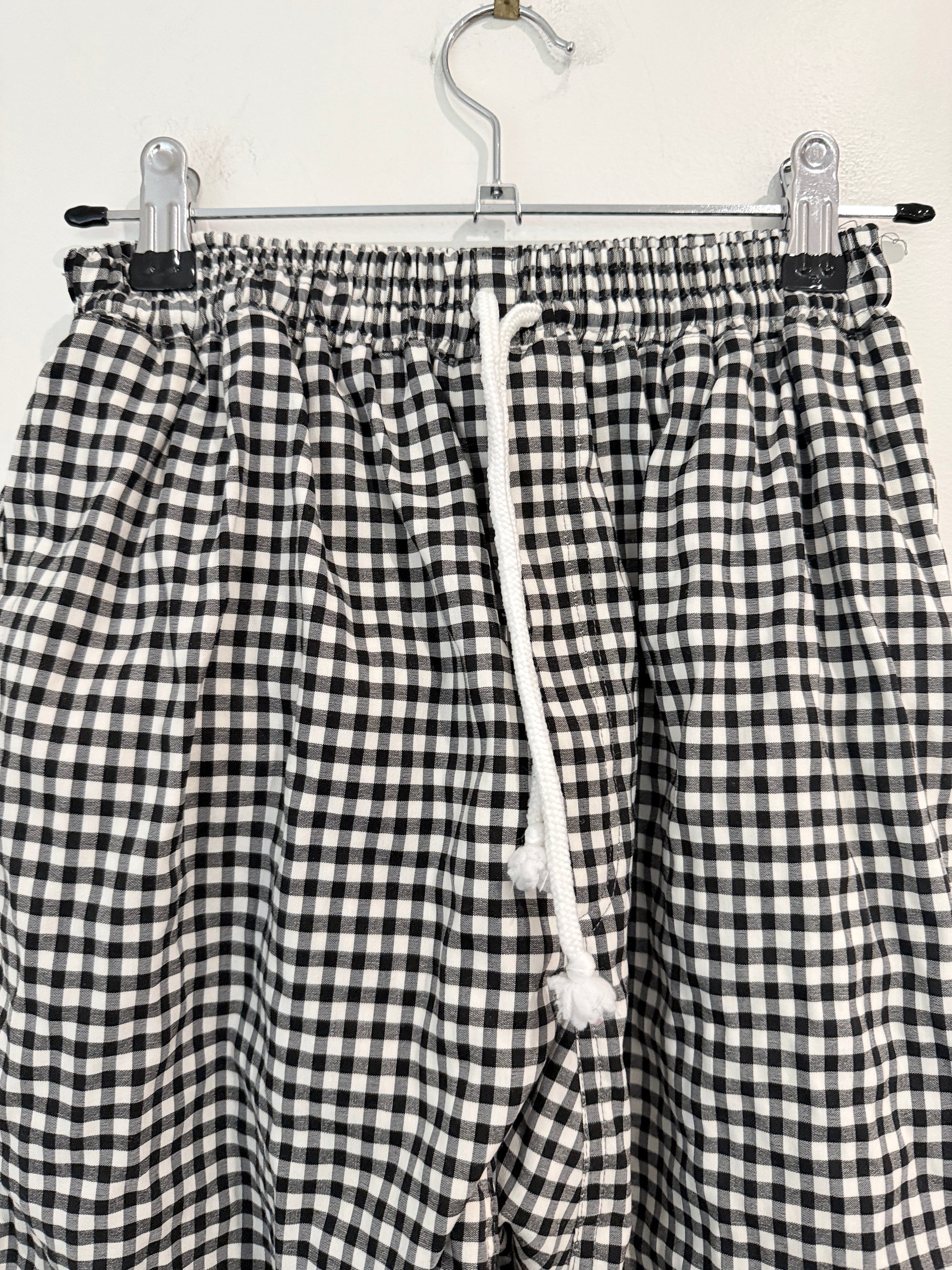 Sheikh Farid Gingham Checkered Trousers Size 40 | Waist 58cm