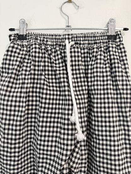 Sheikh Farid Gingham Checkered Trousers Size 40 | Waist 58cm