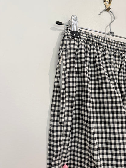 Sheikh Farid Gingham Checkered Trousers Size 40 | Waist 58cm