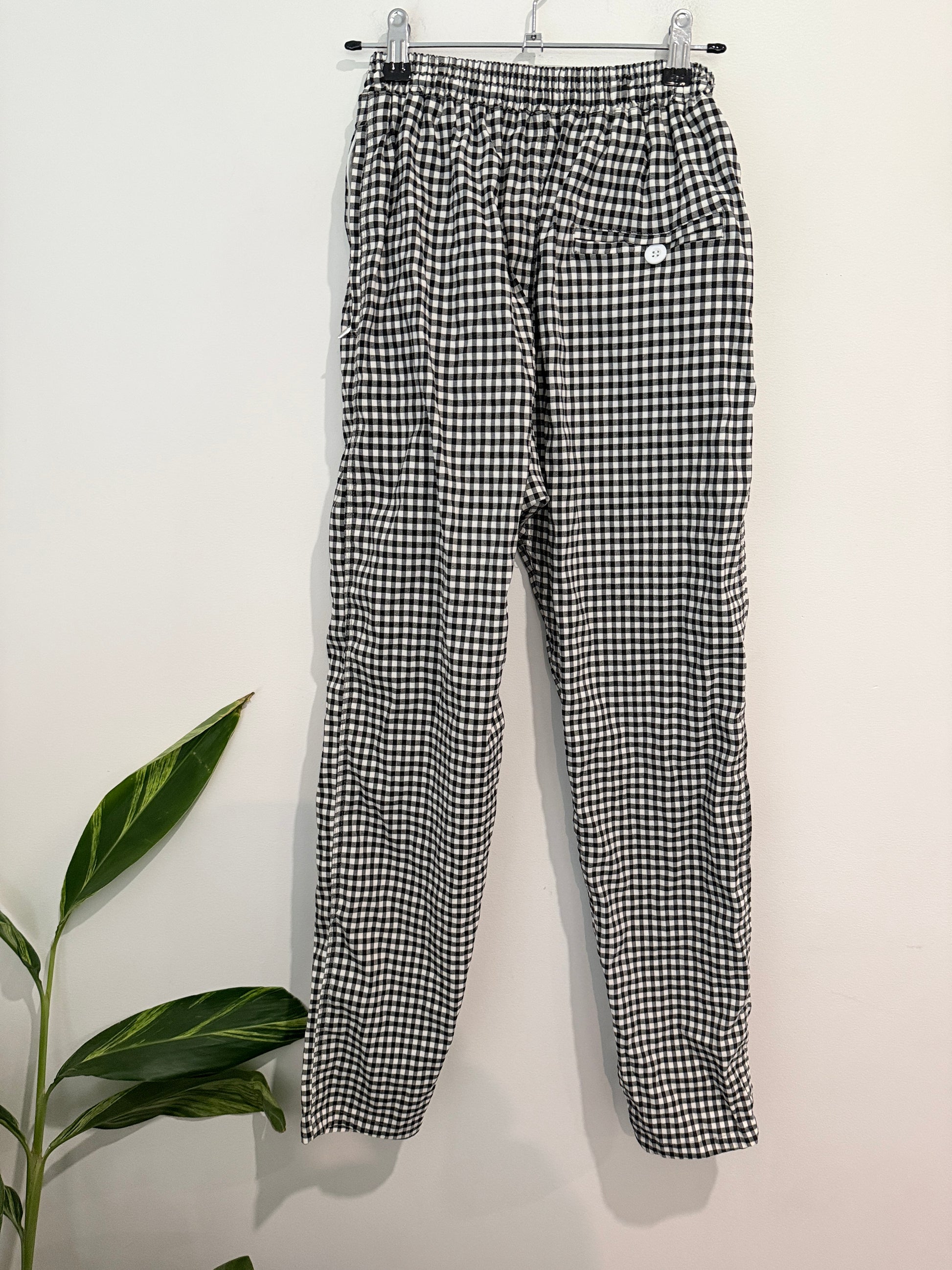 Sheikh Farid Gingham Checkered Trousers Size 40 | Waist 58cm