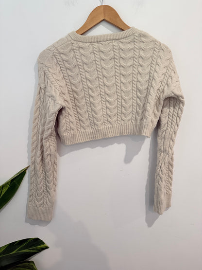 Glassons Cable-knit Cardigan Size XS