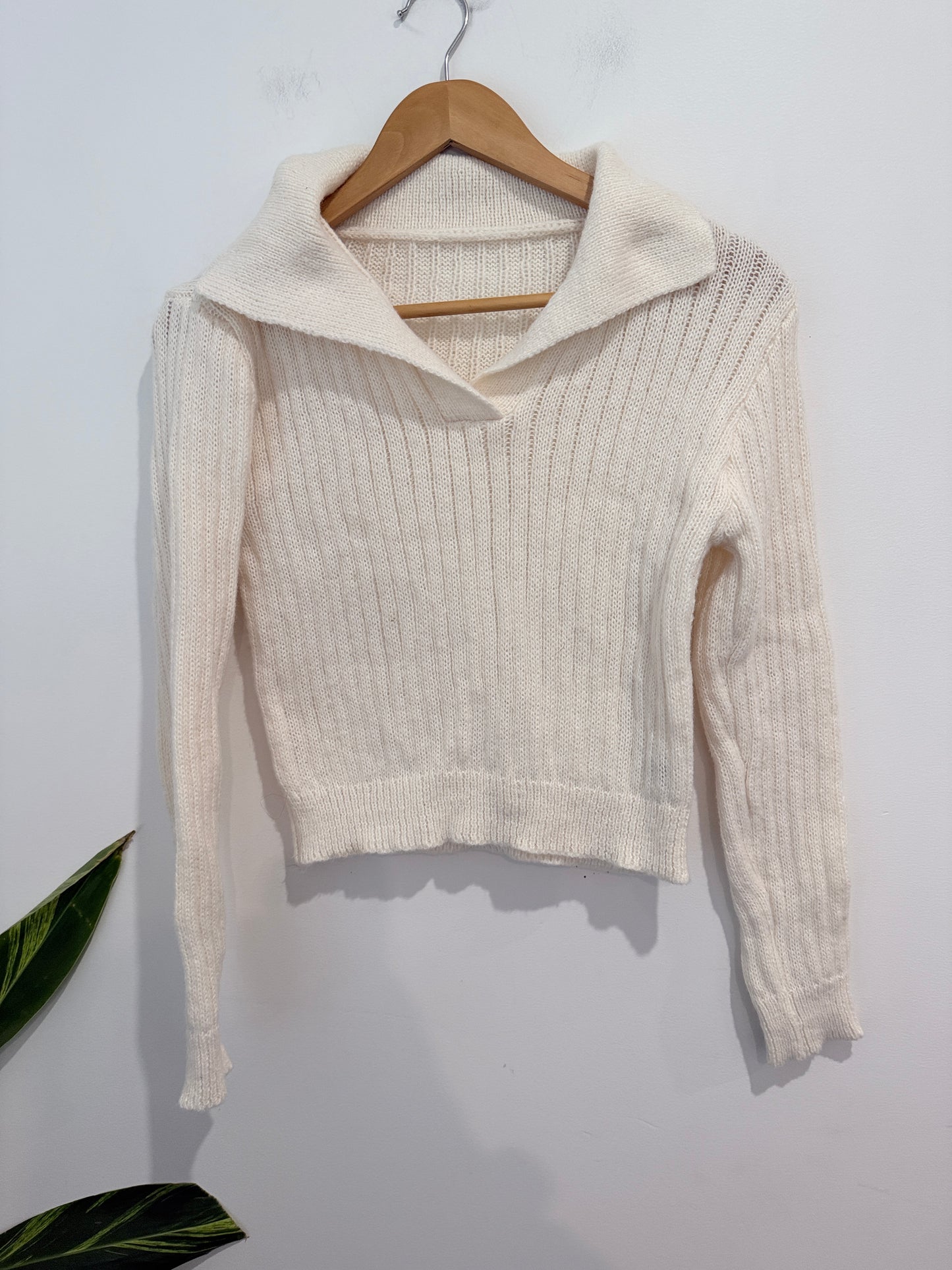 Shein Ribbed Knit Sweater Size 36