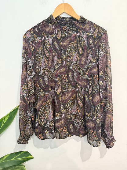 Anko Paisley Pattern Shirt Size 12