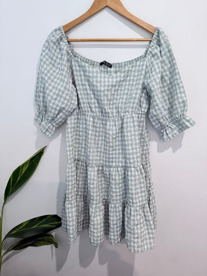 Shein Gingham Dress Size M | U/Arm to U/Arm 42cm