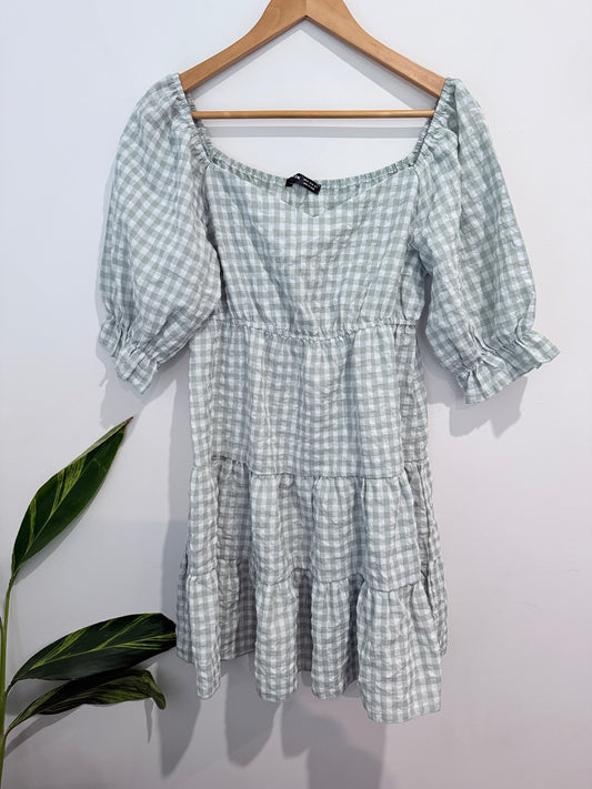 Shein Gingham Dress Size M | U/Arm to U/Arm 42cm