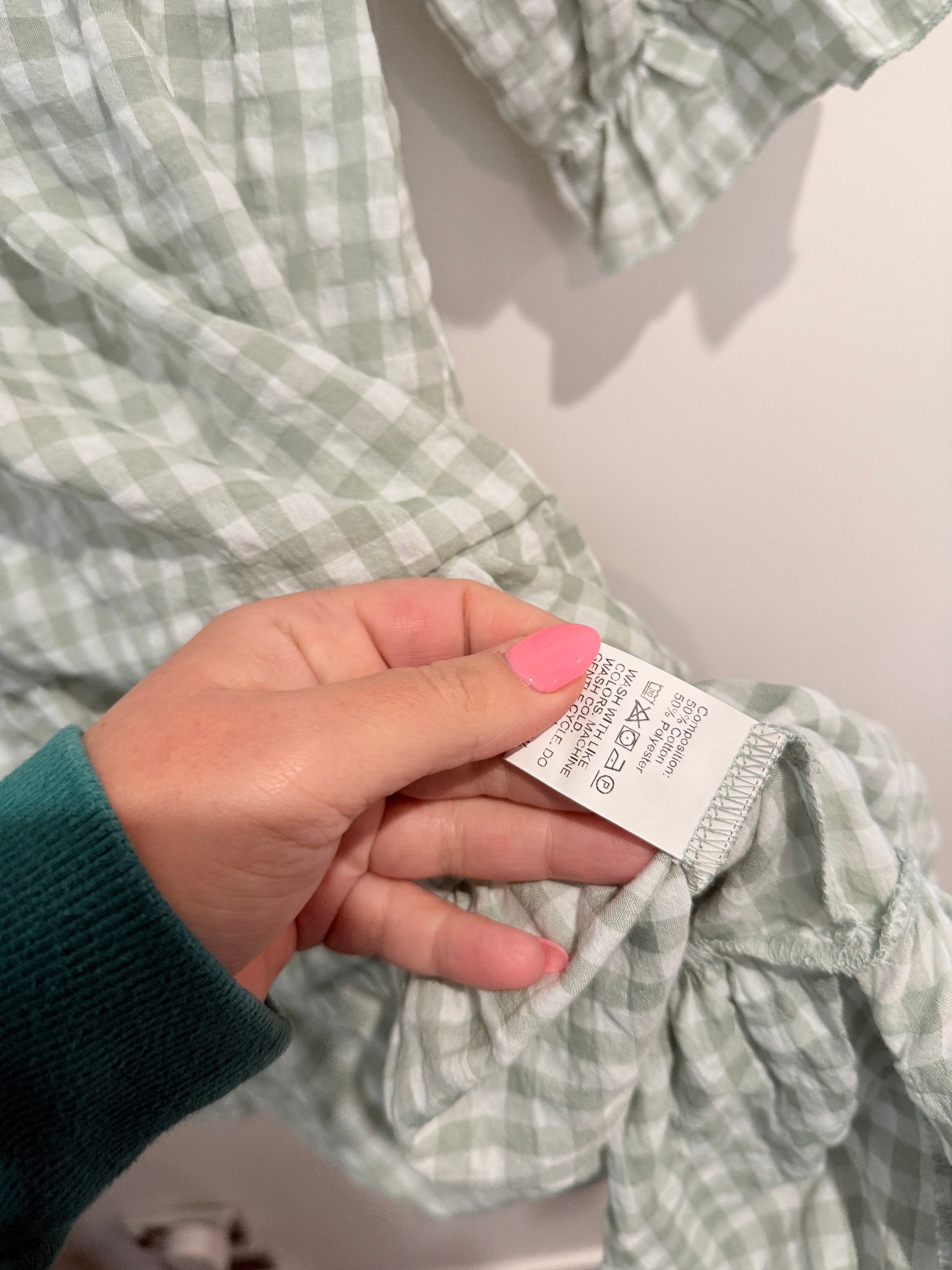 Shein Gingham Dress Size M | U/Arm to U/Arm 42cm