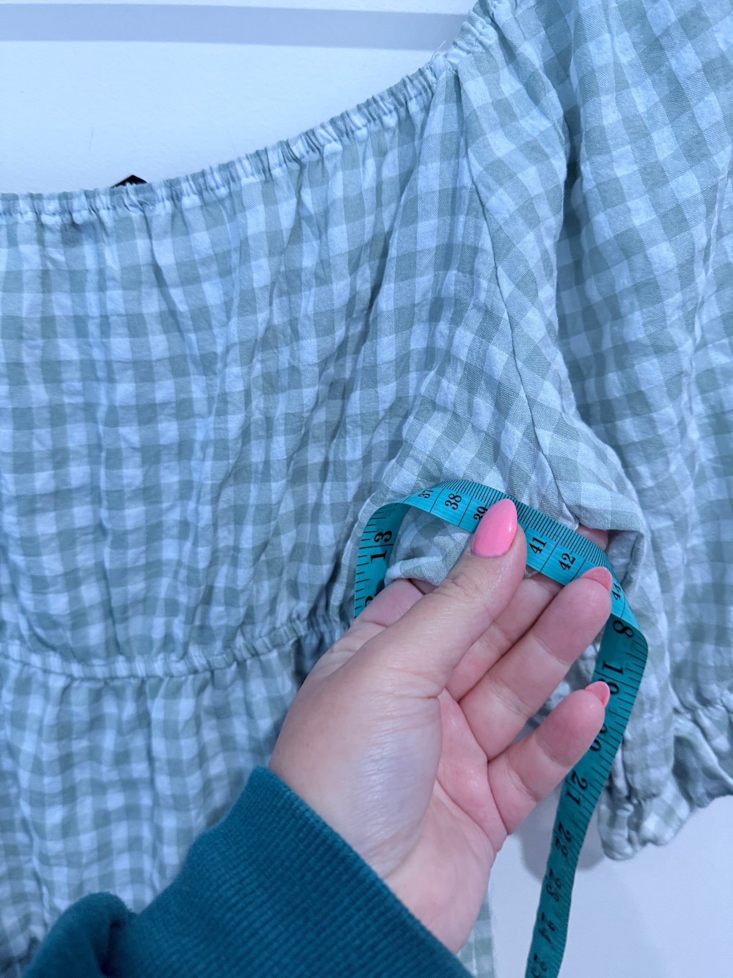 Shein Gingham Dress Size M | U/Arm to U/Arm 42cm