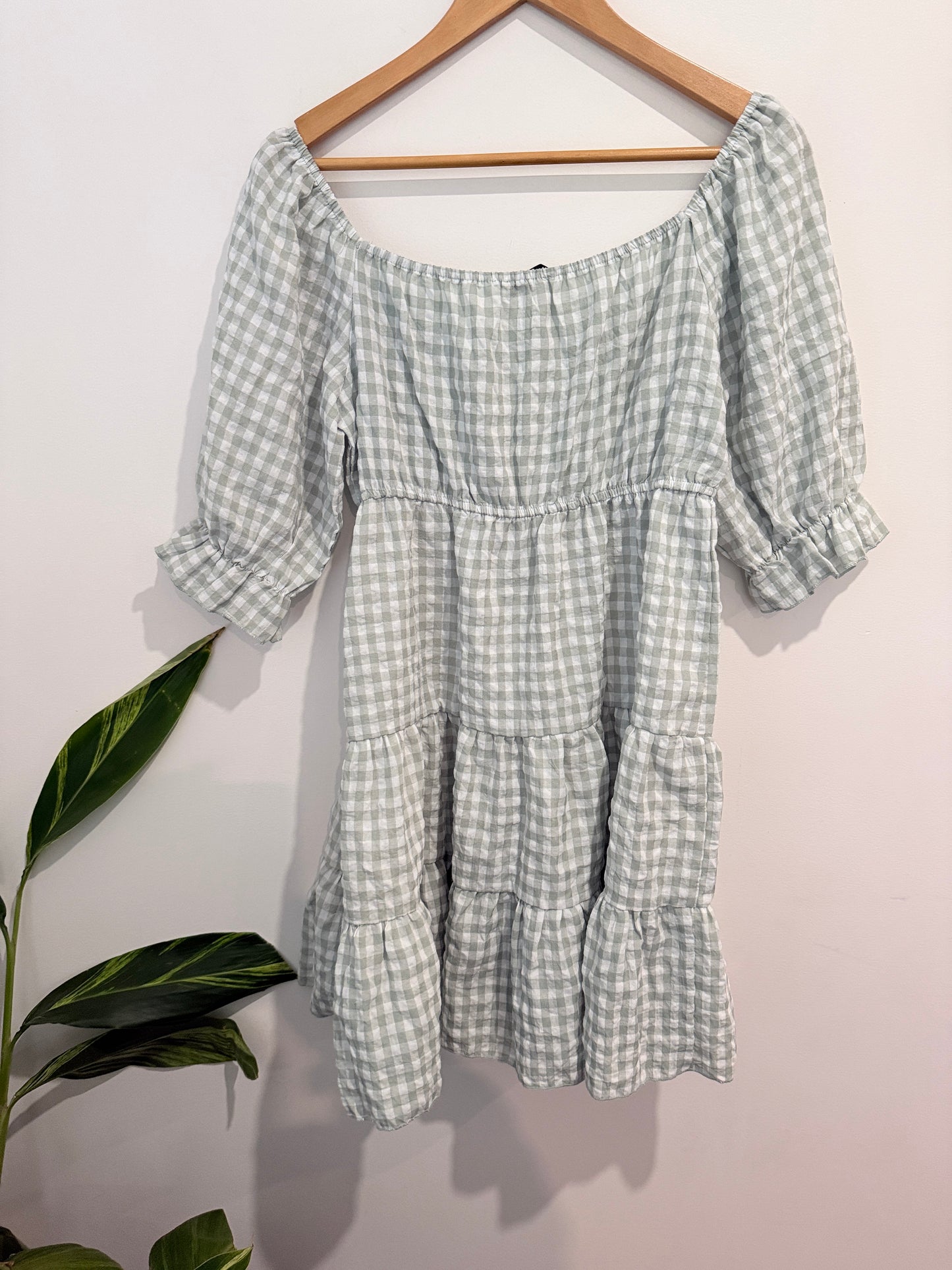 Shein Gingham Dress Size M | U/Arm to U/Arm 42cm