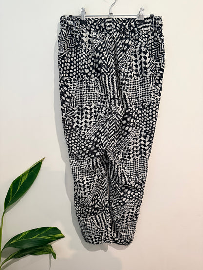 Joanna Morgan Patterned Harem Pants Size 12