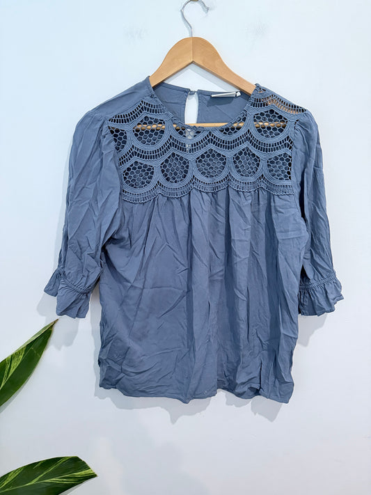 Jeanswest Peasant Shirt Size 10