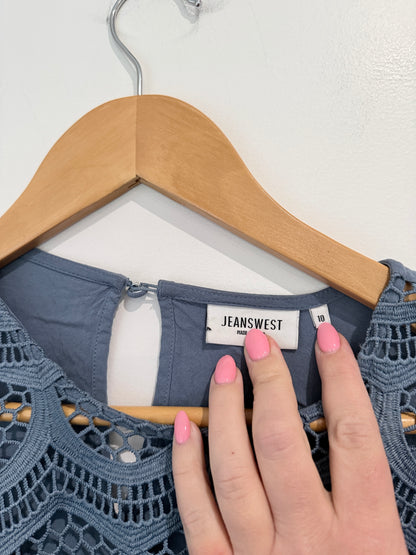 Jeanswest Peasant Shirt Size 10