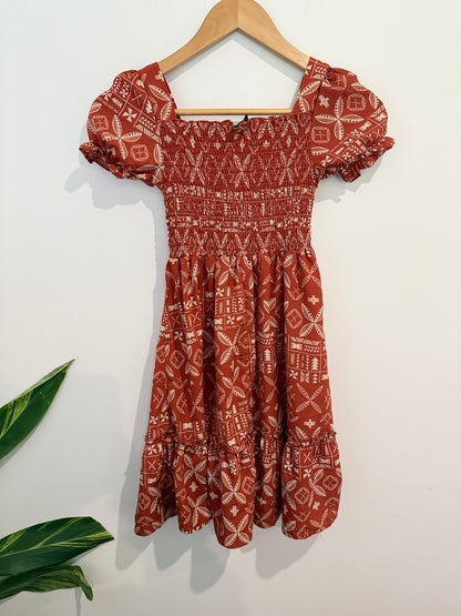 Tanoa Smocked Mini Dress Size 10