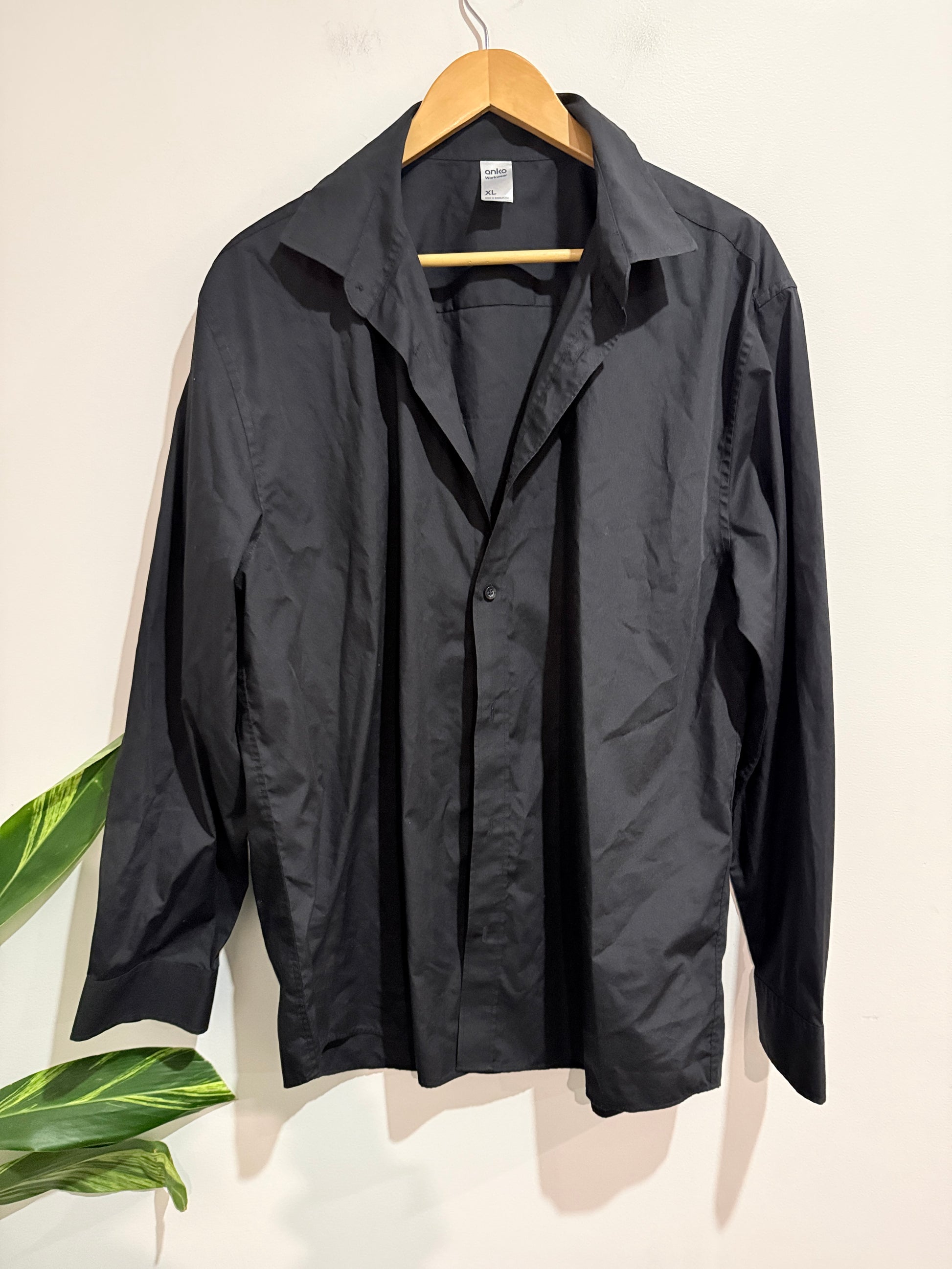 Anko Long-sleeve Button-up Shirt Size XL